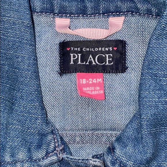 18-24mo girl’s denim vest - Picture 2 of 3